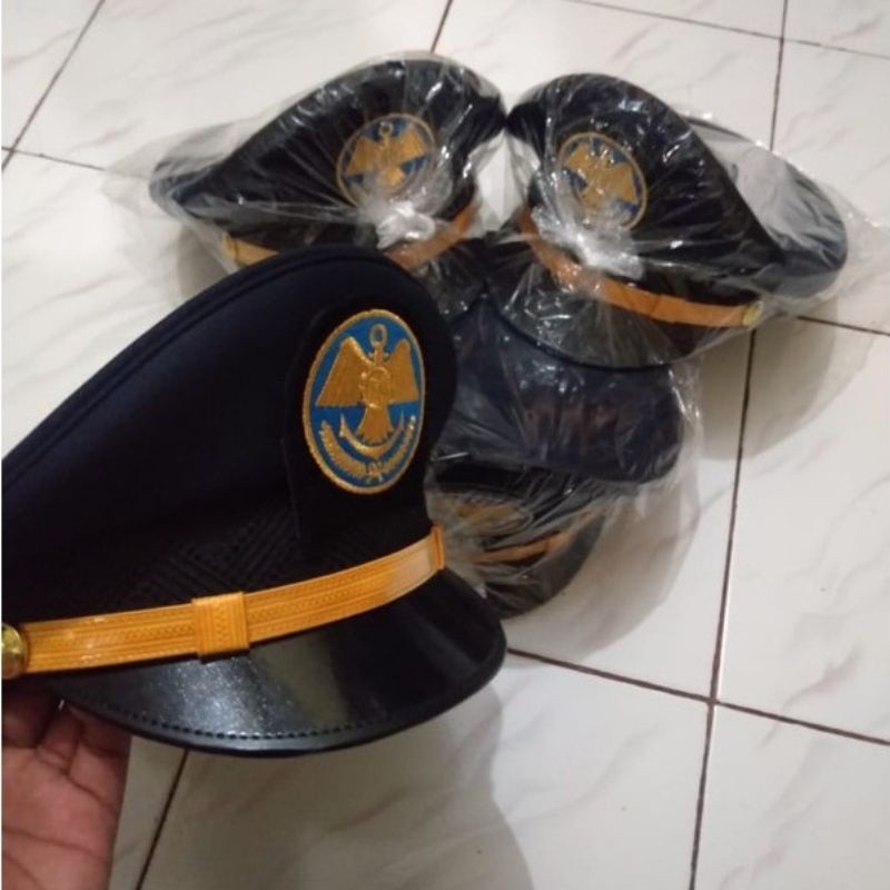 Mafazza- Topi Pet Perhubungan / Topi Pet Perhubungan Pria / Topi Pet Perhubungan Wanita / Topi Pet P