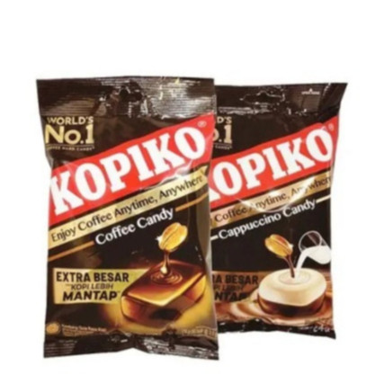 

UG Permen KOPIKO 175gr isi 50 pcs - Permen KOPI KAPAL API Coffee Candy Isi 50 @ 2.5 Gr PERMEN KOPI SG