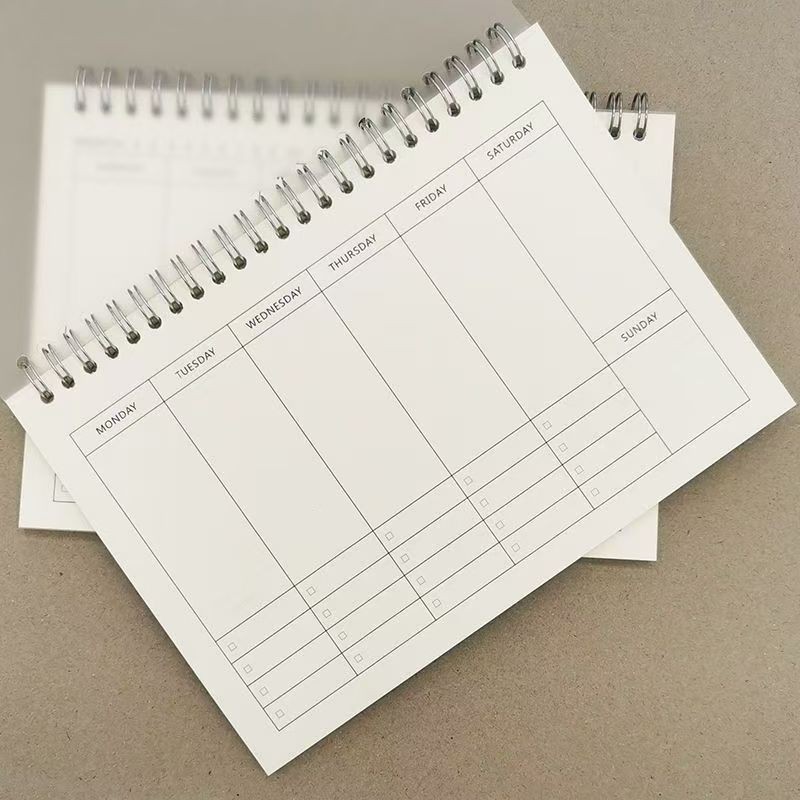 

Planner Premium Desain Eksklusif 7 Hari/ Buku Catatan Aesthetic Sekolah Kantor / Diary Notepad Premium Kertas Tebal Anti Bocor Tinta