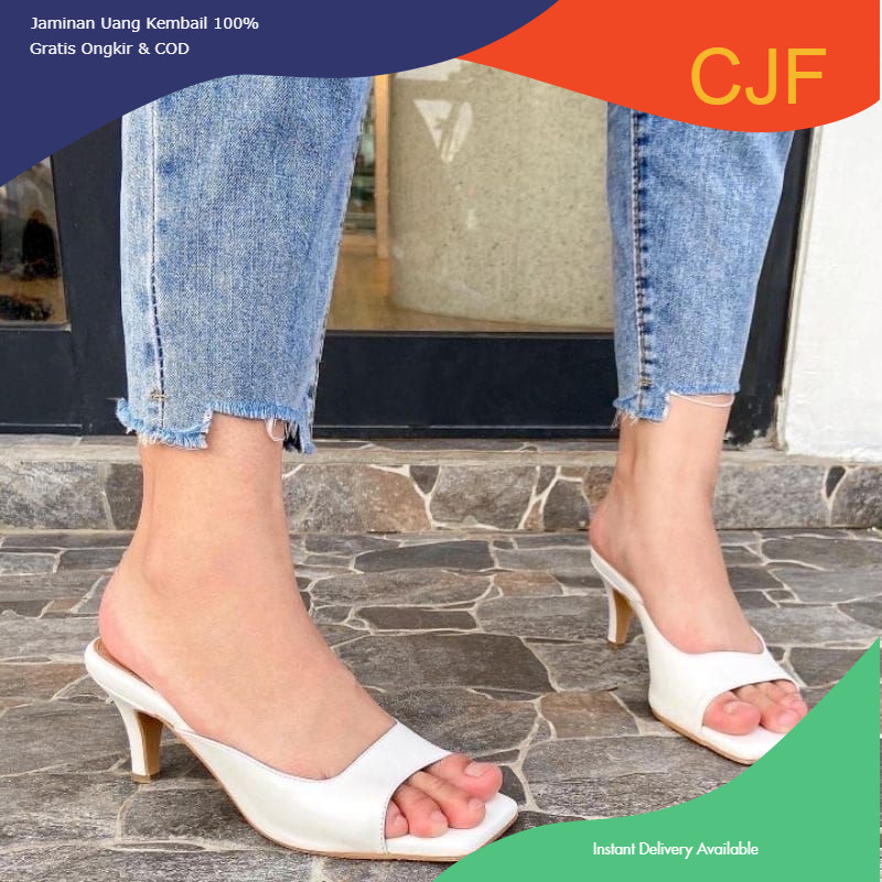 CJF High Heels Wanita Terlaris Tinggi 5 cm / Heels Wanita Elegan 5 cm