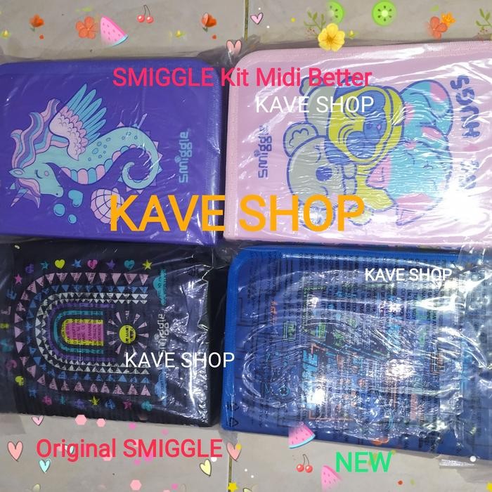

SMIGGLE Midi Zip Kit Beyond - Original SMIGGLE - 40 pcs - NEW - peach