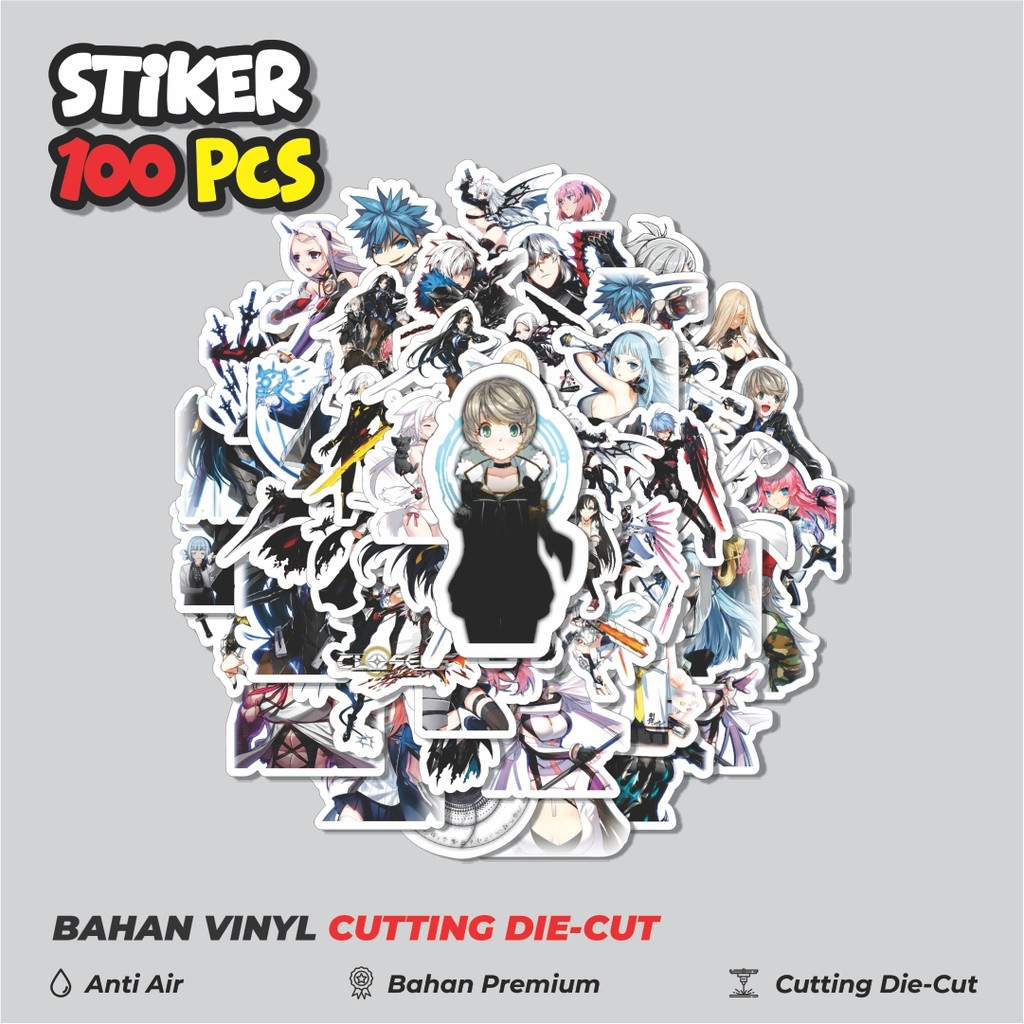 

Terbaru! 50 pcs Stiker Game Series Closers Karakter Mix 1 Dekorasi Lucu Kreatif untuk Notebook, Skateboard, HP