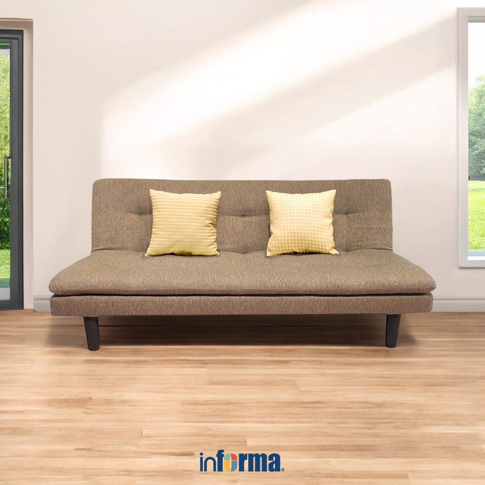 Informa Neo Geneva Sofa Bed Fabric Tempat Duduk Empuk Sofa Furniture Indoor Rumah Fabric Couch Dipan