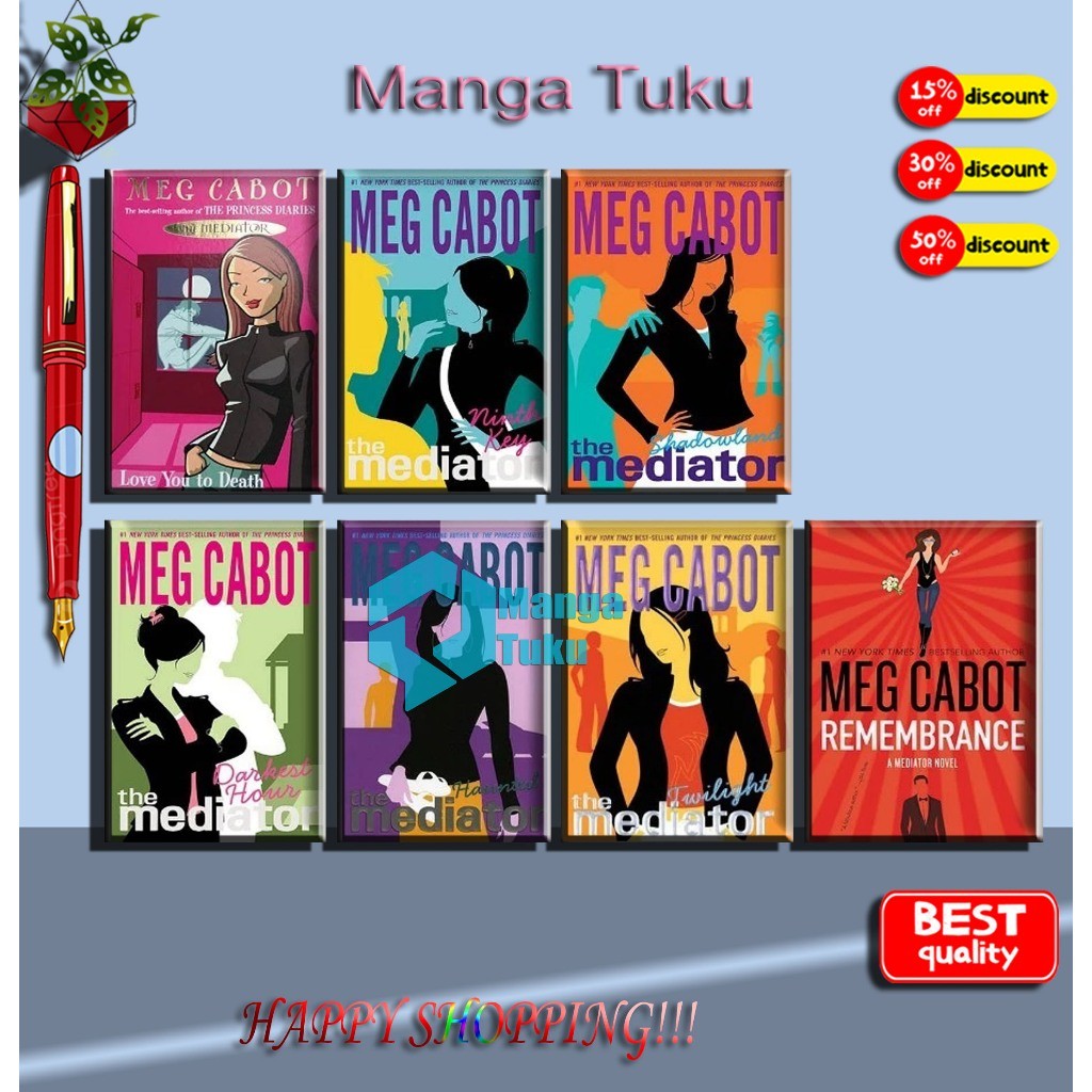 The Mediator (7 book series) by Meg Cabot (English) - Manga Tuku