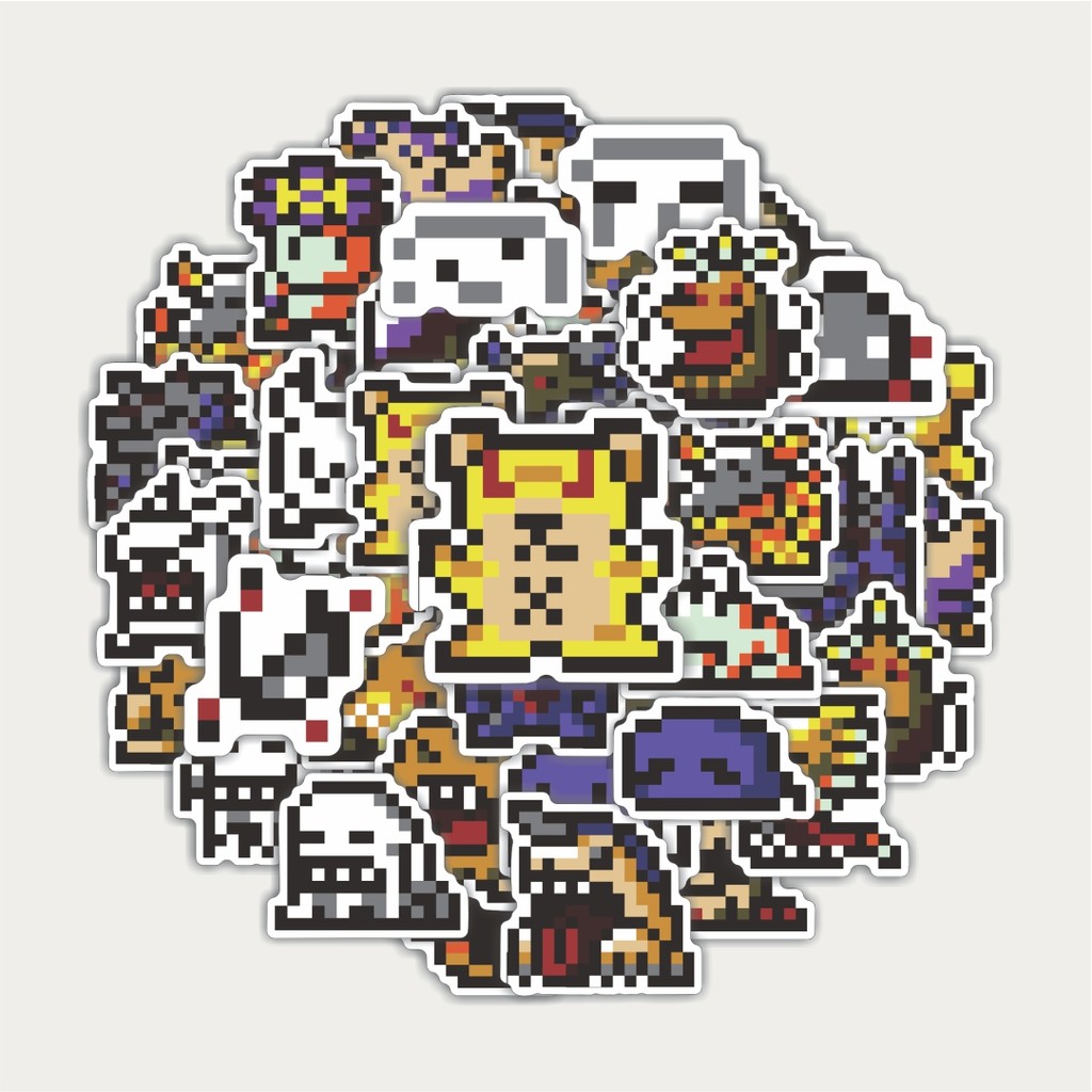 

Sticker Pack Stiker Pixel Digimon V52 | Sticker TUMBLR | Stiker LAPTOP KOPER HELM