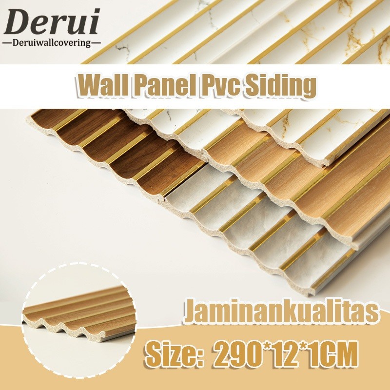 Panel Pvc Dividing / Wall Panel Pvc Siding / Pvc Panel Dinding / Pvc Hiasan Kamar / Wall Pvc Wood Pa