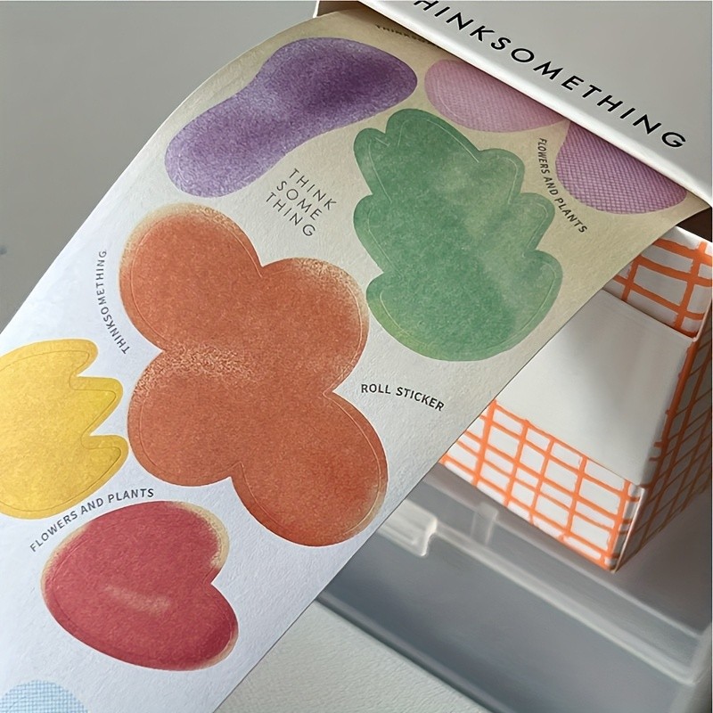 

Korean-Style Floral Pull-Out Sticky Notes, Self-Adhesive, Full Coverage, Cute DIY Memo Pads for Journaling and Office Use