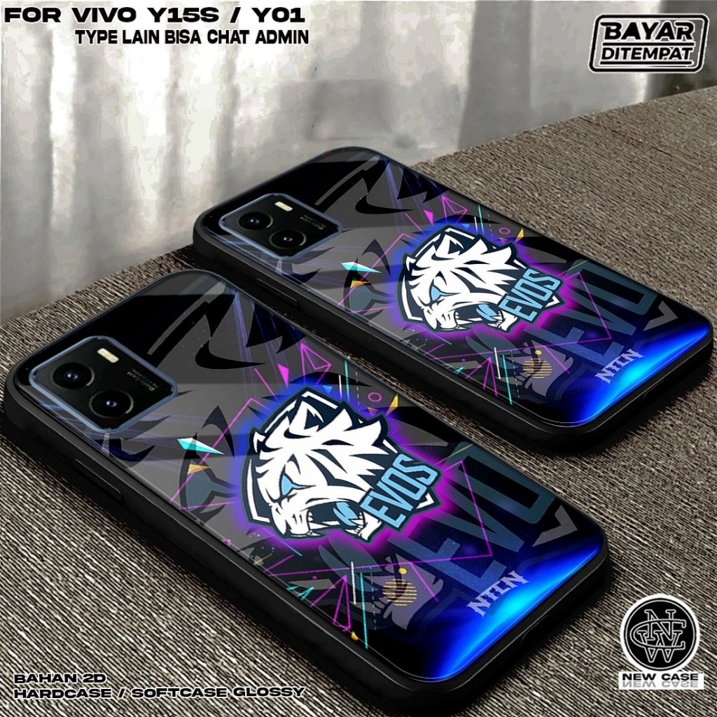 Case VIVO Y15S / Y01 - Casing Hp VIVO Terbaru 2024 Newcase [ EVOS2 ] Silikon Hp - Kesing Hp VIVO Y15
