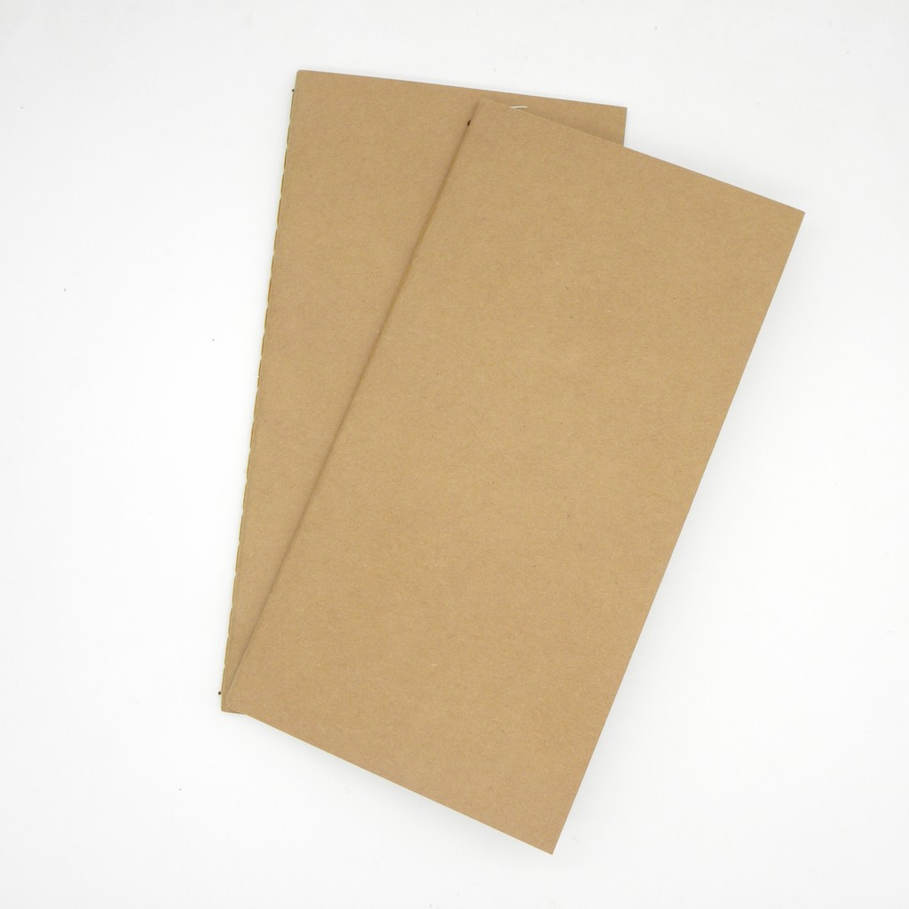 2pcs 4.3"x8.3" Midori Traveler's Notebook Refill 110mmx210mm Blank Dot Grid Paper Weekly Plan Ruled 