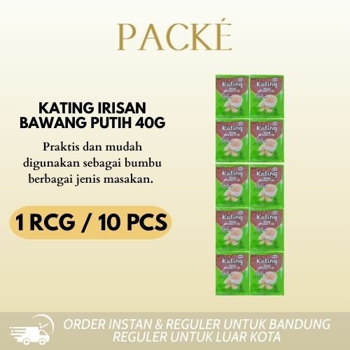 

Kating Irisan Bawang Putih 40g - 1RCG/10PCS Irisan Kecil Kasar Bawang Putih /100% Bawang Putih Asli