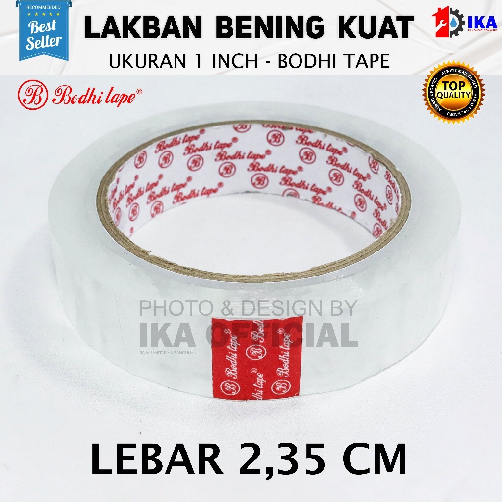 

isolasi / selotip bening 24mm x 100 yard t7 Selotip Bening 1 inch 100 Yard Stationery Tape Transparant ISOLASI BENING 1" INCH 24MM X 100Y BODHI TAPE LAKBAN BENING ISOLASI BENING Isolasi Bening 1 inch 100 Yard Solatip Solasi SelotipIsolasi 1 inch x 100