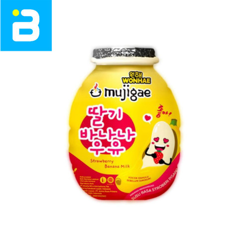 

Mujigae Strawberry Banana Milk 250ML