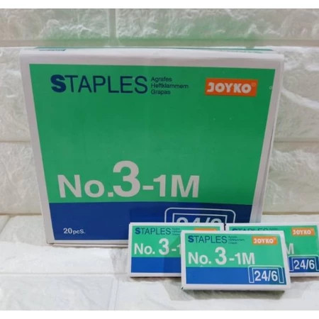 

Joyko Isi Stapler No.3-1M / Staples Besar 1Pack- 20 Box