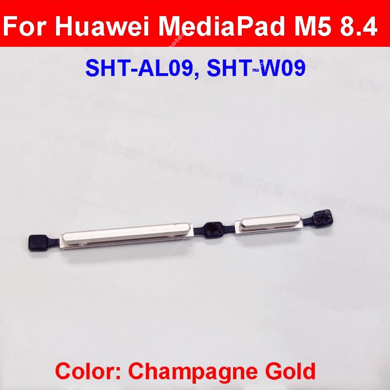 For Huawei MediaPad M5 8.4 SHT-AL09 SHT-W09 On OFF Power Volume Button Side Keys Volume Power Keys P