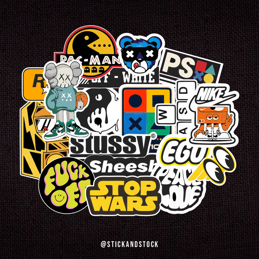 

Sticker Pack Hype 3 | Sticker Tumbler | Sticker Hp Laptop Helm Motor