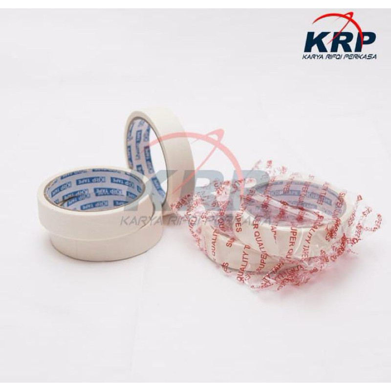 

MASKING TAPE 24MM X 10METER | LAKBAN KERTAS KUALITAS PREMIUM