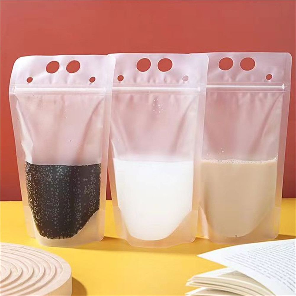 

100pcs Liquor Pouches Plastic Drink Bags for Alcohol Smoothies Juices