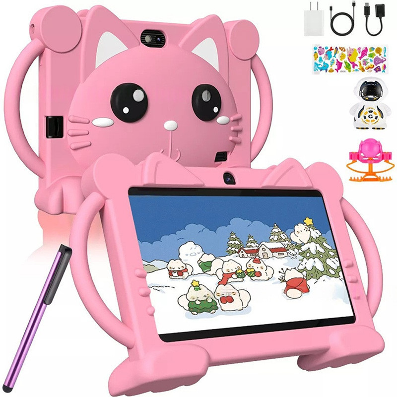 MATOUGUI-Tablet Edukasi Anak 7 Inch:tablet android/tablet anak/tablet anak android/tablet murah