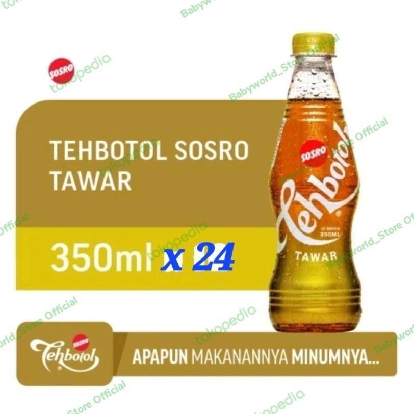 

Teh Botol Sosro Teh Melati Kemasan Botol 350ml Per Dus Original / Less Sugar / Tawar ( Isi 12 /24 )