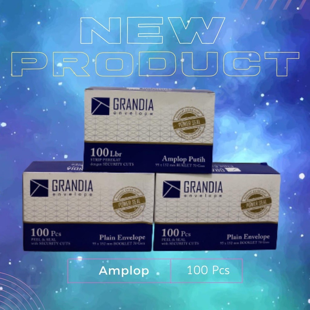 

Amplop Putih Polos No.104 Grandia 100 Pcs 70 Gsm Dengan Lem Perekat Untuk Acara Resmi