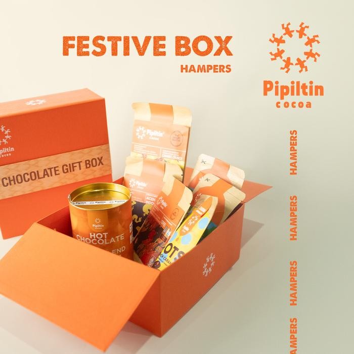 

Chocolate Gift Festive Box Hampers - Chocolate Gift Box - Festive Hampers