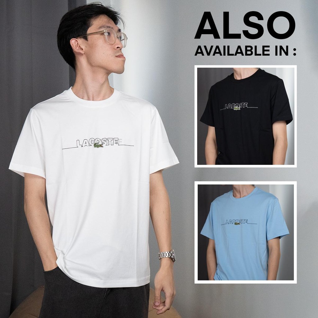 LACOSTE Embroidered Tshirt Tee Authentic / Baju Kaos LACOSTE Original
