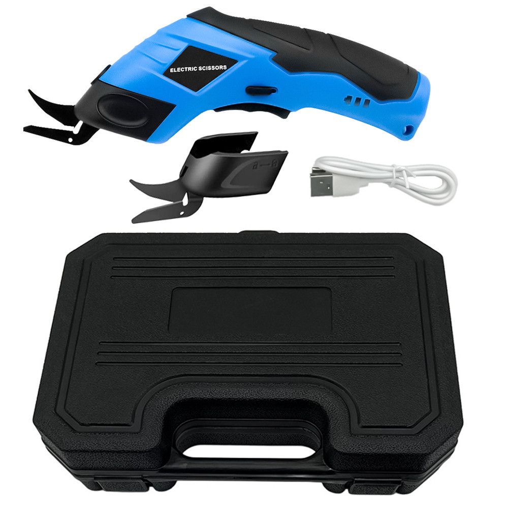 

3.7V Electric Scissors Fabric Cutting Machine Leather Scissors Leather Craft Tool Electric Cloth Cutter