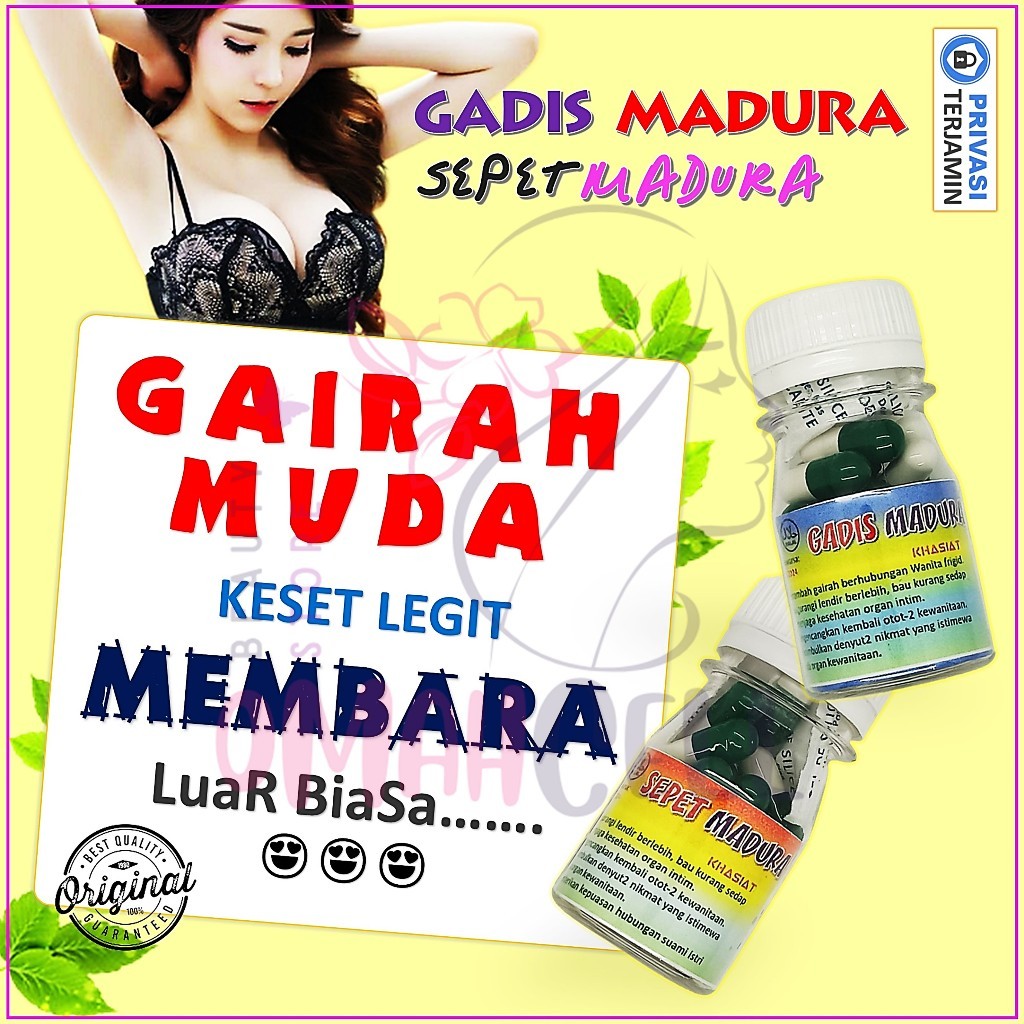 Sepet madura super rapet jamu kapsul empot2 empot empot ayam super nikmat madura asli ori original