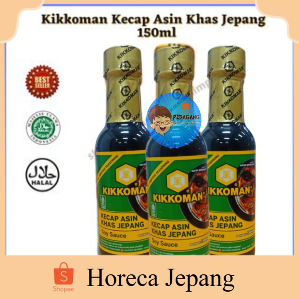 

Kikkoman Kecap Asin Khas Jepang 150ml/ All Purpose Shoyu/ shoyu botol travel