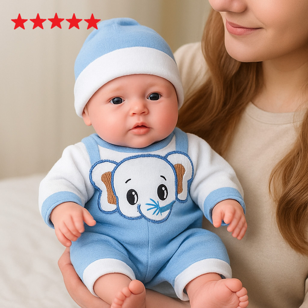 50cm Boneka Bayi Mainan Baby Doll AnakBoneka Peraga Silikon Perempuan Reborn Baby Kado Ulang Tahun