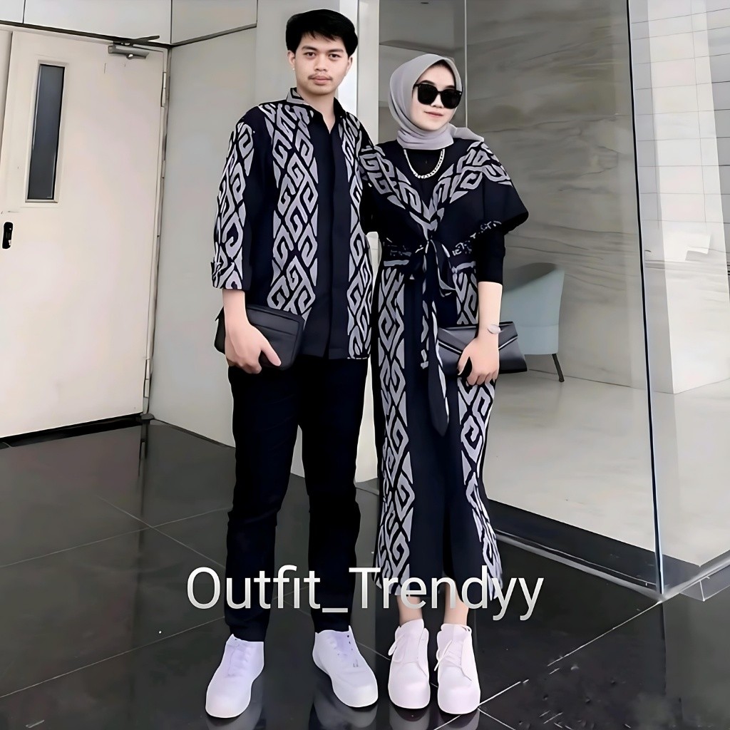 HAN BAJU TENUN COUPLE CLARA DRESS KONDANGAN CLARA SET COUPLE TENUN BAJU COUPLE PASANGAN SET WANITA T