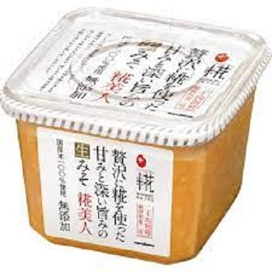 

MARUKOME Miso Plus Koji Mutenka -Miso With Japanese Rice and Soybean Made in Japan 650gr