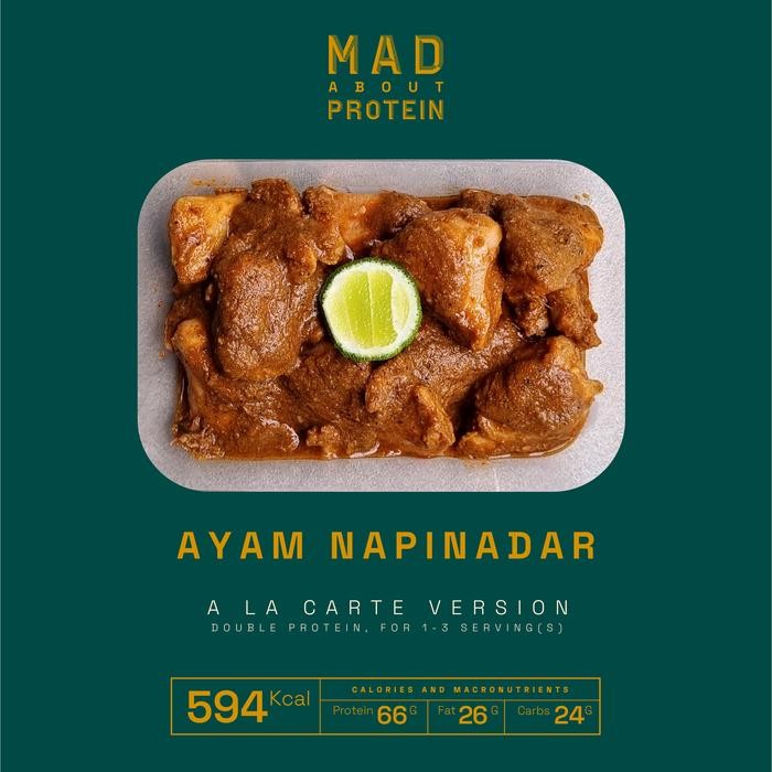 

[ALA CARTE] Ayam Napinadar - MAD ABOUT PROTEIN Frozen Mealprep