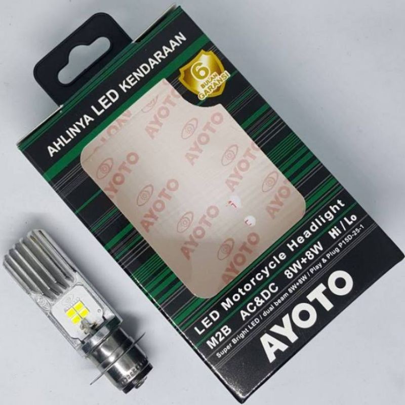 LAMPU DEPAN MOTOR LED AYOTO BEBEK