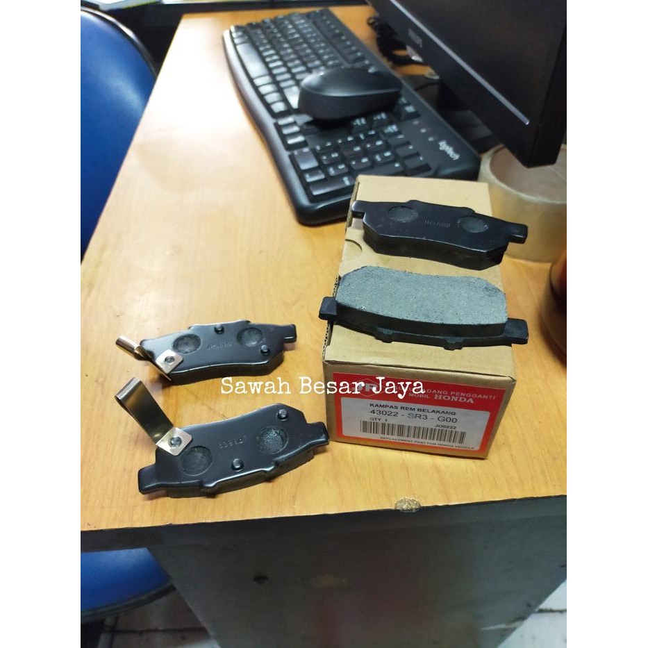 Brake Pad - Kampas Kanvas Rem Belakang Honda Jazz GD3 City GD8 VTEC - Jazz S RS GE8 City GM2 2003 20