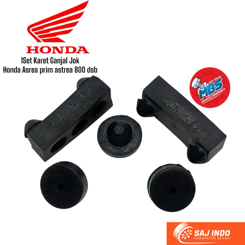 terlaris 1Set Karet Ganjal Jok Honda Asrea Star Prima Original / Ori 1 Set Karet Jok Honda Star Prim