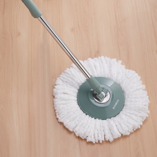 Alat Pel / Tongkat Pel + Kain Pel Set Mop Stick Set with Headmop Adjustable Bonbox BCT3505 Spin Mop 