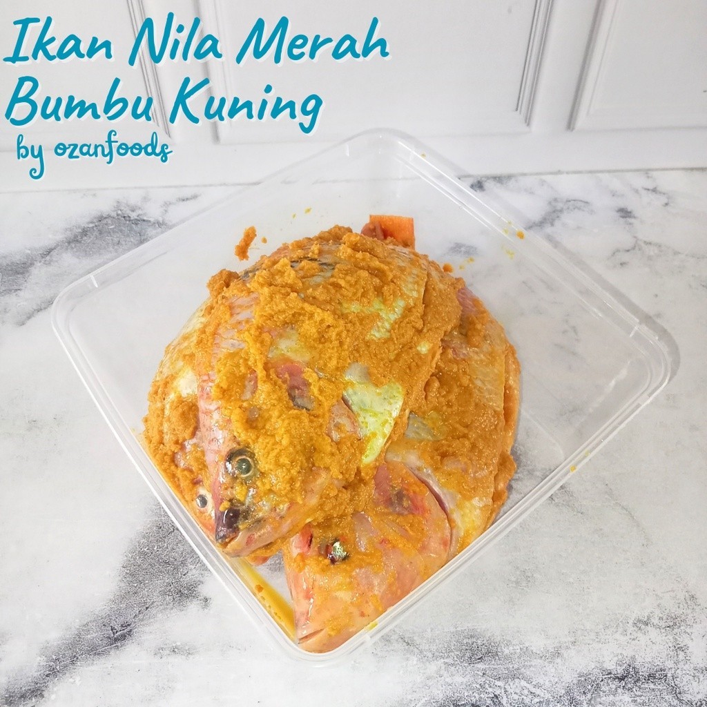 

Ikan Nila Merah Bumbu Kuning 1 kg