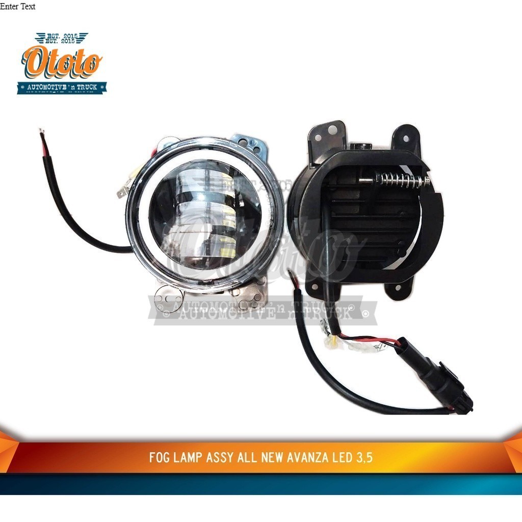 Fog lamp assy all new avanza 2012 led 3,5 - lampu bemper lampu kabut