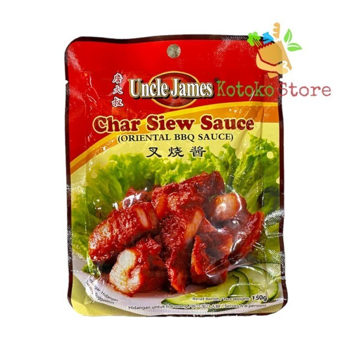 

[[ K23 - BEST SELLER Uncle James Char Siew Sauce (Oriental BBQ Sauce) /Bumbu Char Siew 150g ]]