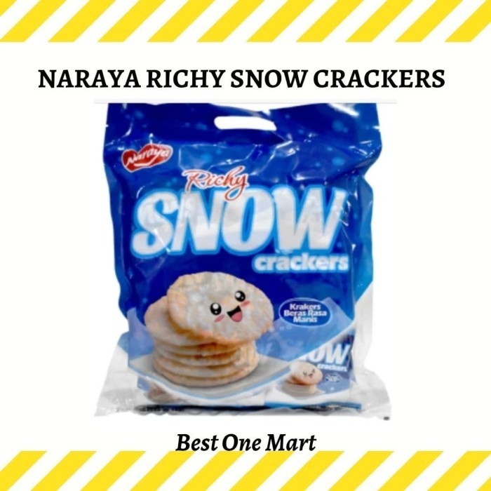 

Naraya Richy Snow Crackers / Kreker Beras Rasa Manis 320 g