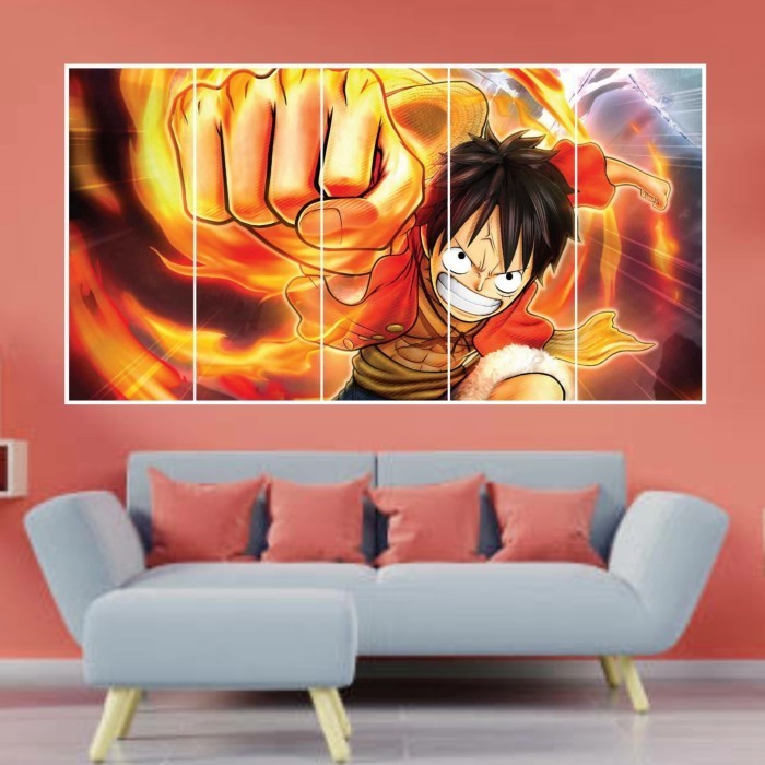 Hiasan Dinding Poster One Piece Monkey D Luffy
