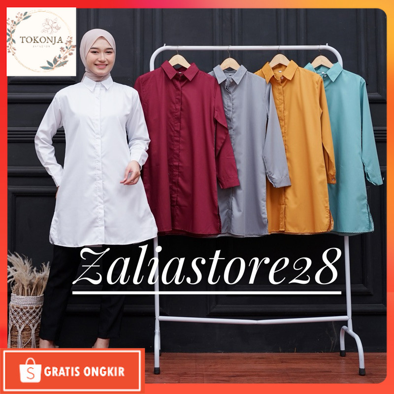 Kekinian / TUNIK TOYOBO/ TUNIK POLOS / KEMEJA TUNIK/ BLOUSE TUNIK/TUNIK PUTIH
