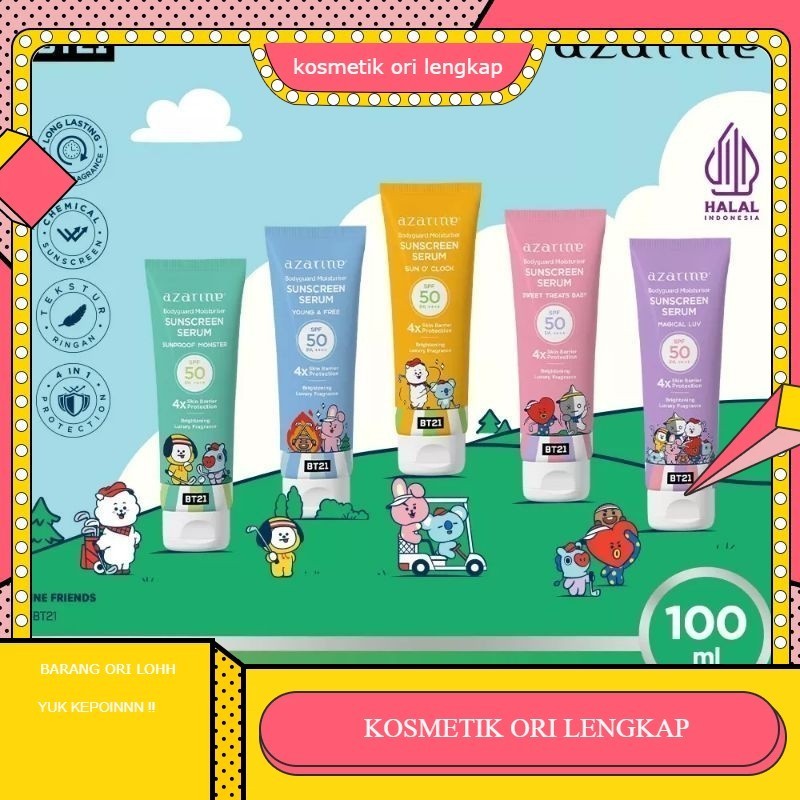 AZARINE BT21 BODYGUARD MOISTURIZER SUNSCREEN SERUM 