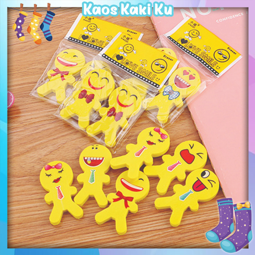 

Penghapus Pensil Karakter I Love Smile Set 2pcs 815