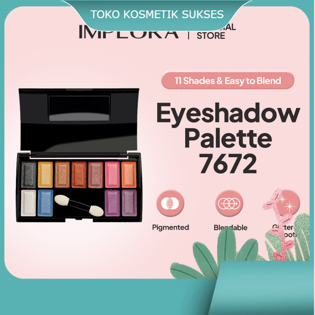 Implora Eyeshadow Palette 7672 | eyeshadow pallete implora