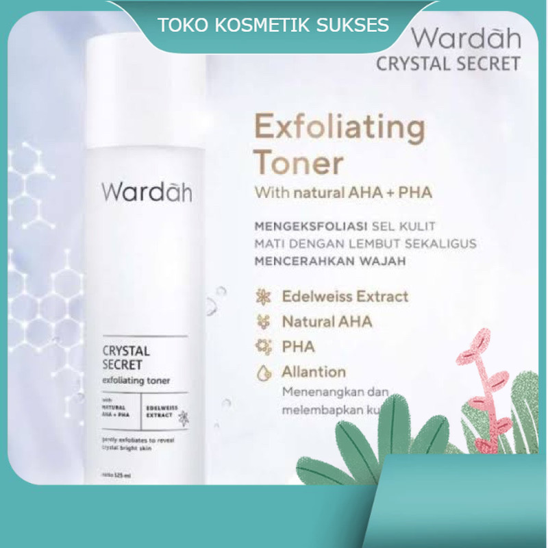 Wardah Crystal Secret Exfoliating Toner | toner WARDAH