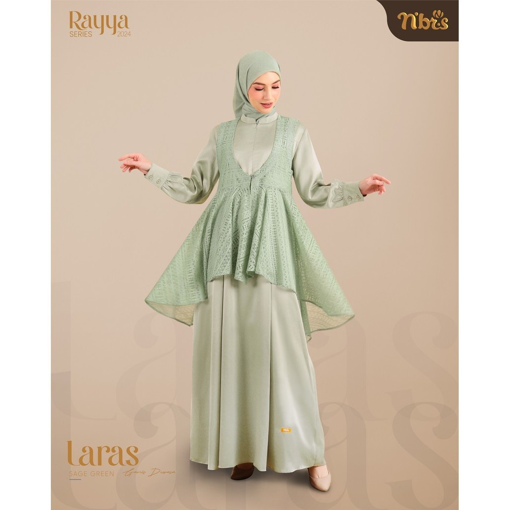 Nibras Gamis Laras/ Gamis Wanita Dewasa Nibras