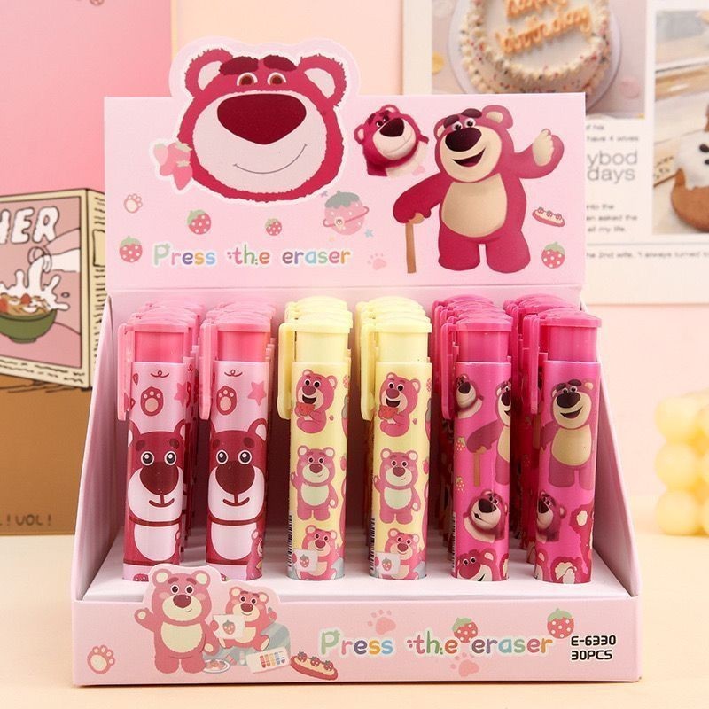 

SM Penghapus Pensil Mekanik Karakter Sanrio Hello Kitty Melody Kuromi Penghapus Pensil Mekanik Cetekan Press Mechanical Pencil Eraser