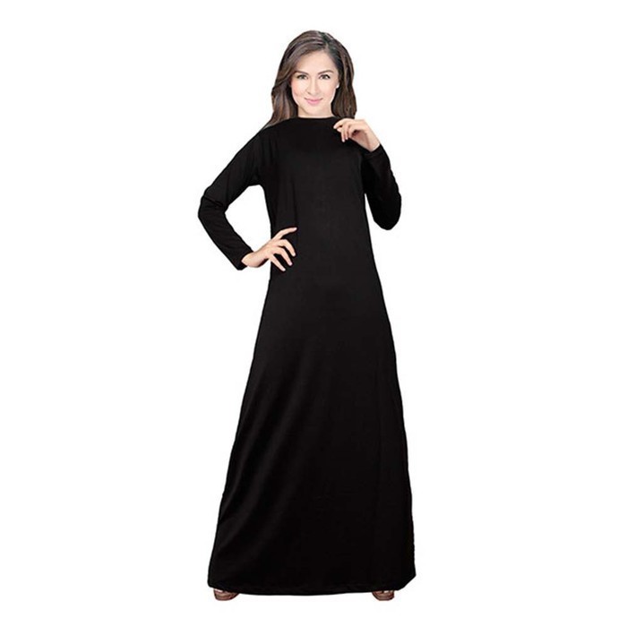 TOKOSANIA Inner Manset Gamis Putih Inner Dress Dalaman Manset Daleman Putih - Hitam
